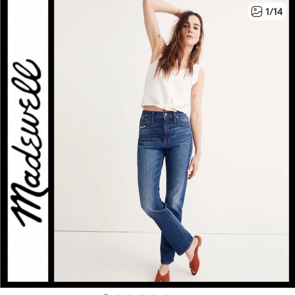 Madewell Blue Boyfriend Jeans